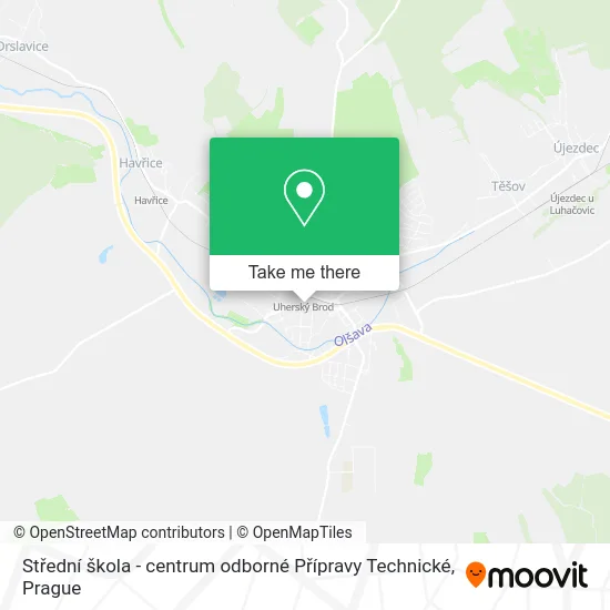 Střední škola - centrum odborné Přípravy Technické map
