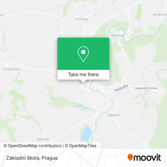 Карта Základní škola
