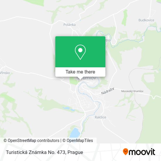 Turistická Známka No. 473 map