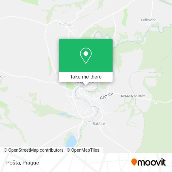 Карта Pošta