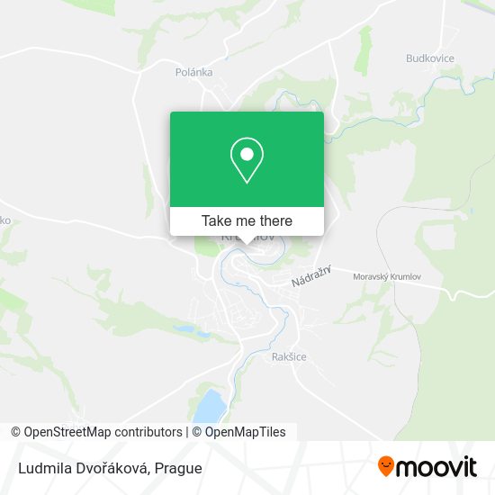 Ludmila Dvořáková map