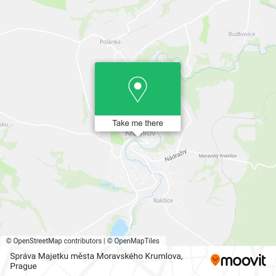 Карта Správa Majetku města Moravského Krumlova