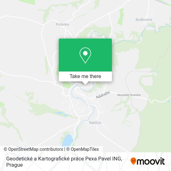 Geodetické a Kartografické práce Pexa Pavel ING map