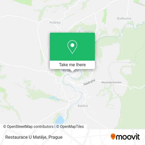Карта Restaurace U Matěje