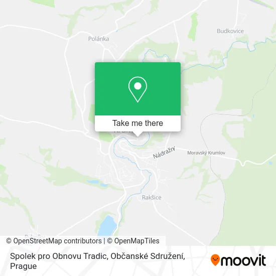 Карта Spolek pro Obnovu Tradic, Občanské Sdružení