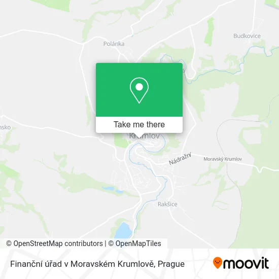 Карта Finanční úřad v Moravském Krumlově
