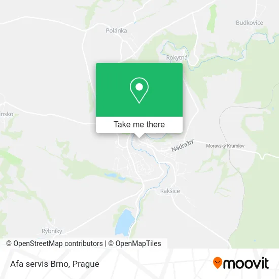 Карта Afa servis Brno