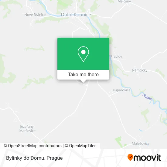 Карта Bylinky do Domu