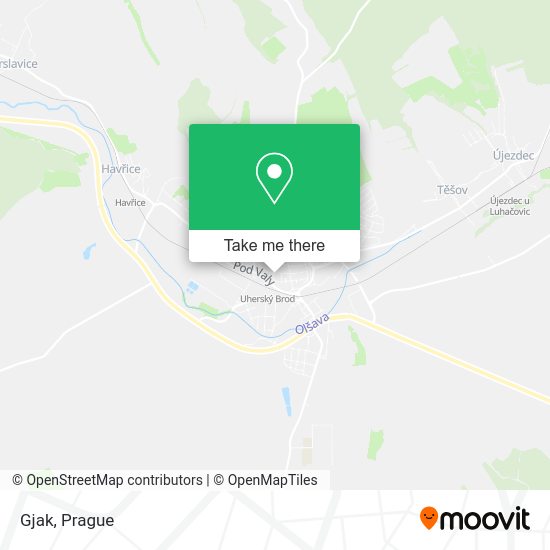 Карта Gjak