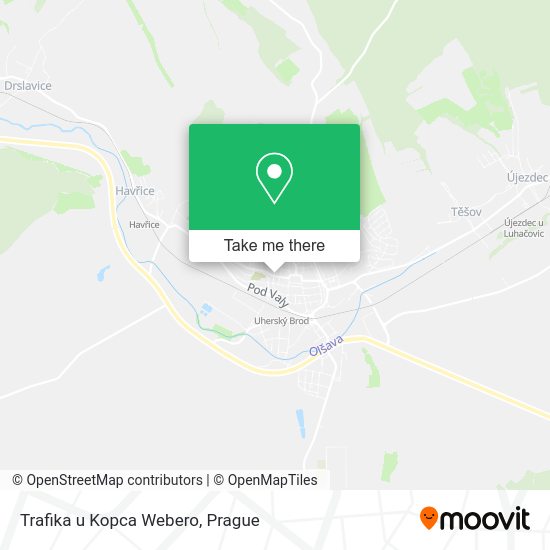 Trafika u Kopca Webero map