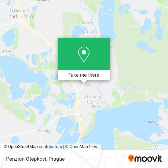 Карта Penzion Otepkovi