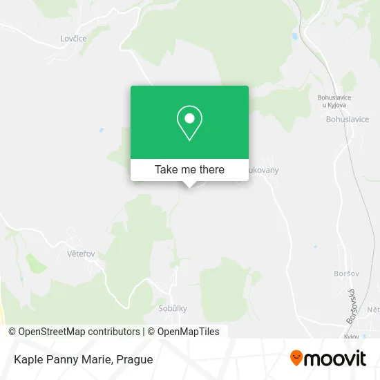 Карта Kaple Panny Marie