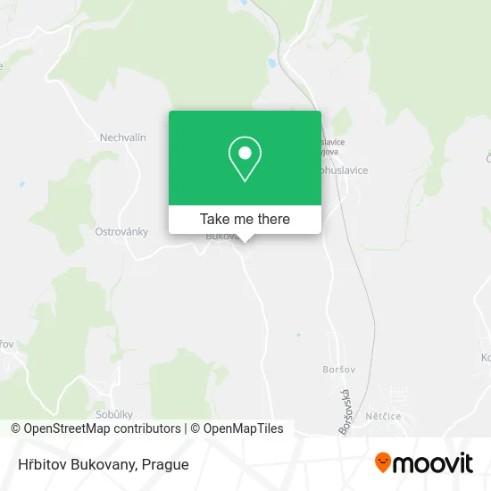Карта Hřbitov Bukovany