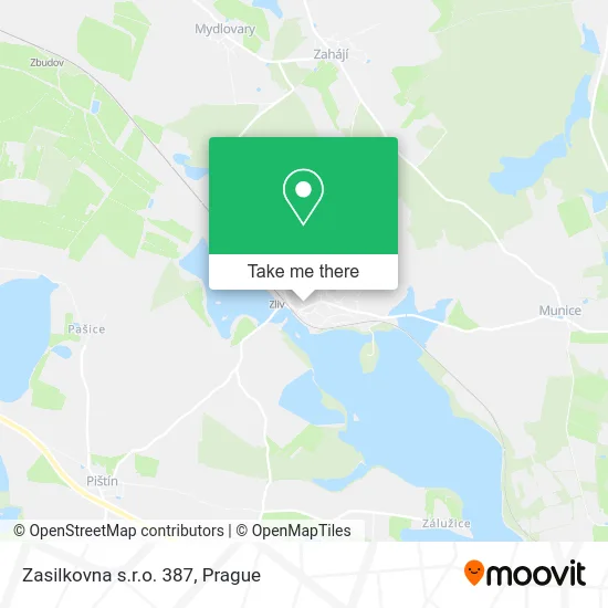 Карта Zasilkovna s.r.o. 387