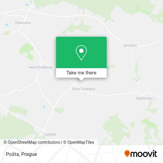 Карта Pošta