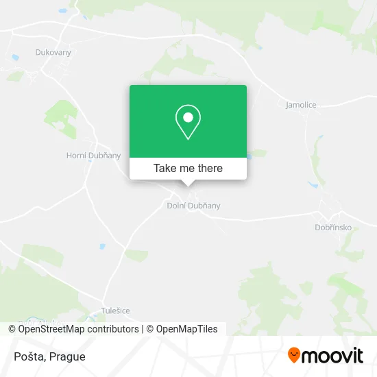 Карта Pošta