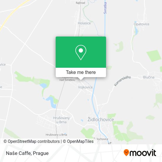 Карта Naše Caffe