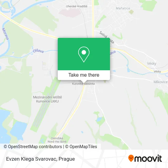 Evzen Klega Svarovac map