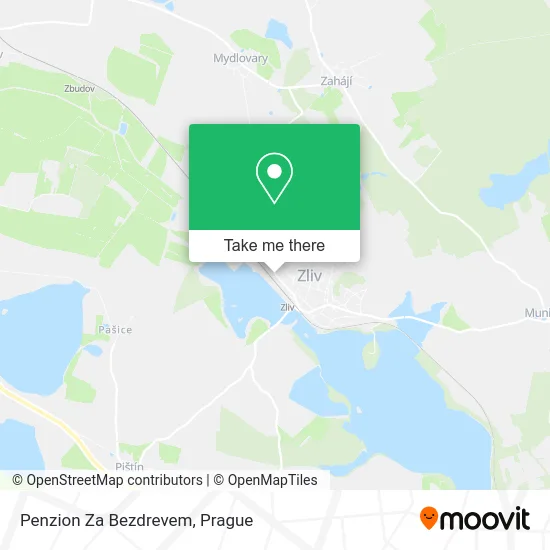 Карта Penzion Za Bezdrevem