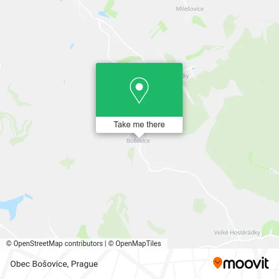 Карта Obec Bošovice