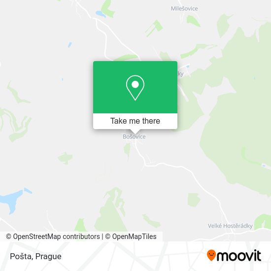 Карта Pošta