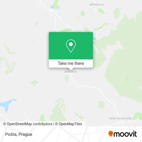 Карта Pošta