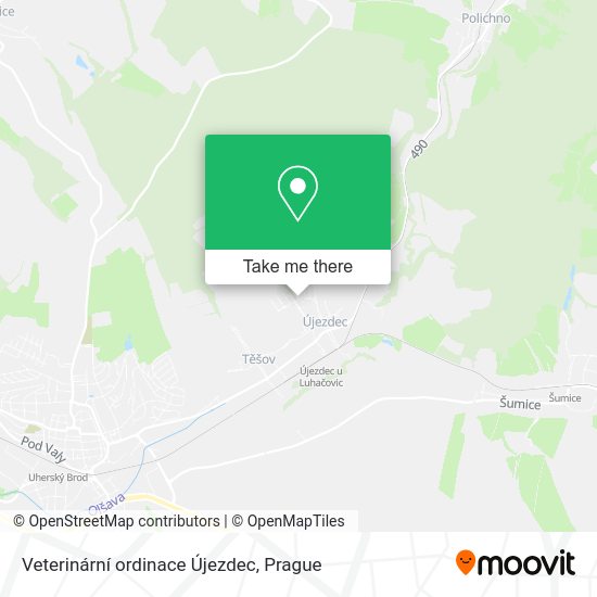 Veterinární ordinace Újezdec map