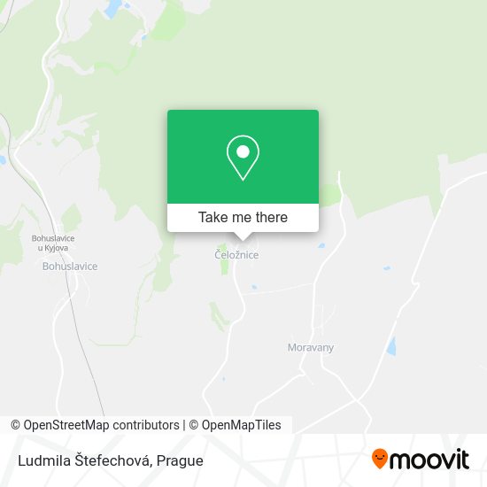 Ludmila Štefechová map