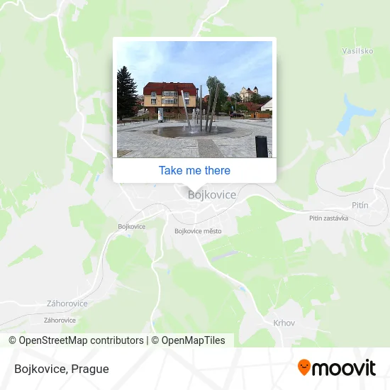 Карта Bojkovice