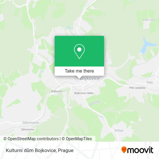 Kulturní dům Bojkovice map