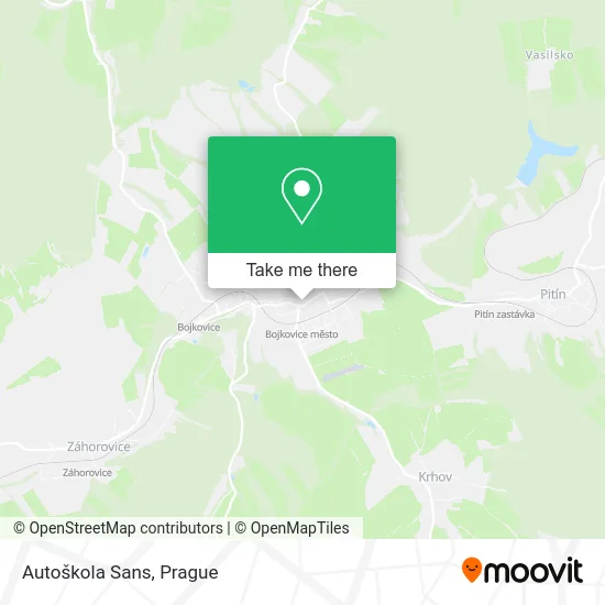 Карта Autoškola Sans