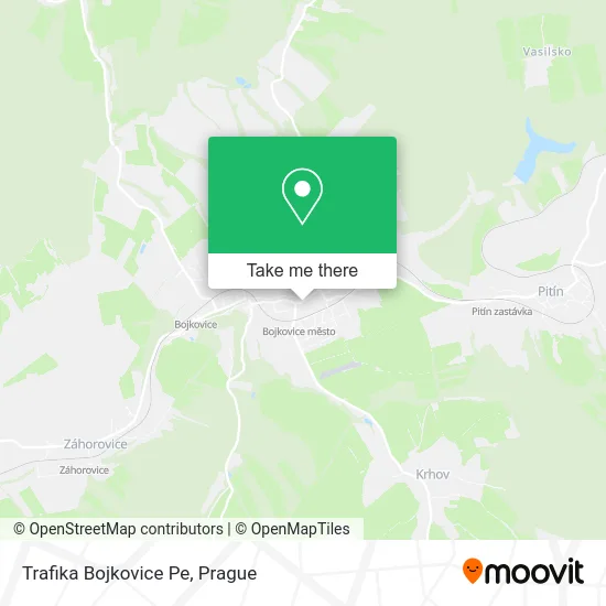 Карта Trafika Bojkovice Pe
