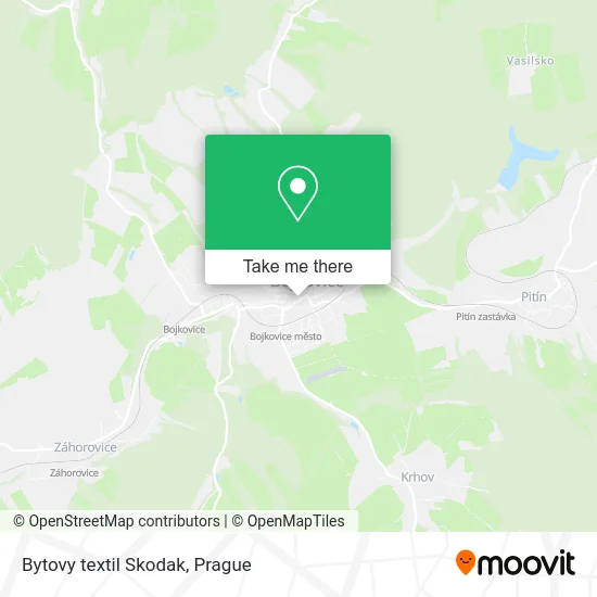 Карта Bytovy textil Skodak