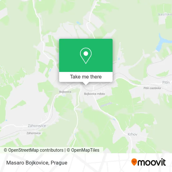Карта Masaro Bojkovice