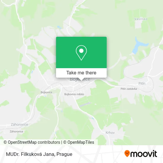 Карта MUDr. Filkuková Jana