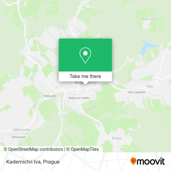 Карта Kadernictvi Iva