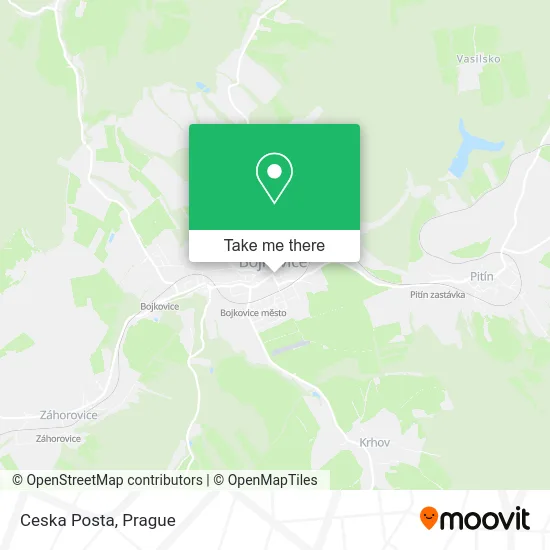 Карта Ceska Posta