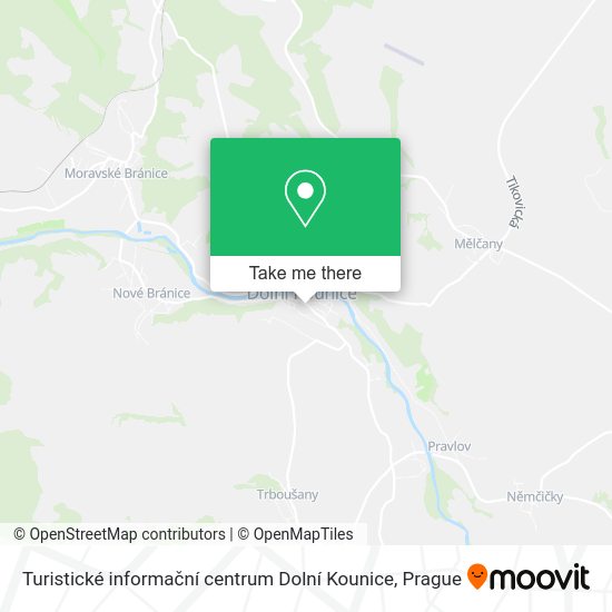 Turistické informační centrum Dolní Kounice map