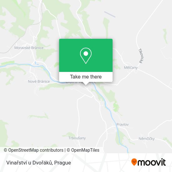 Vinařství u Dvořáků map