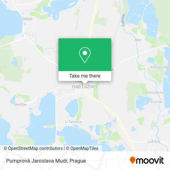 Карта Pumprová Jaroslava Mudr