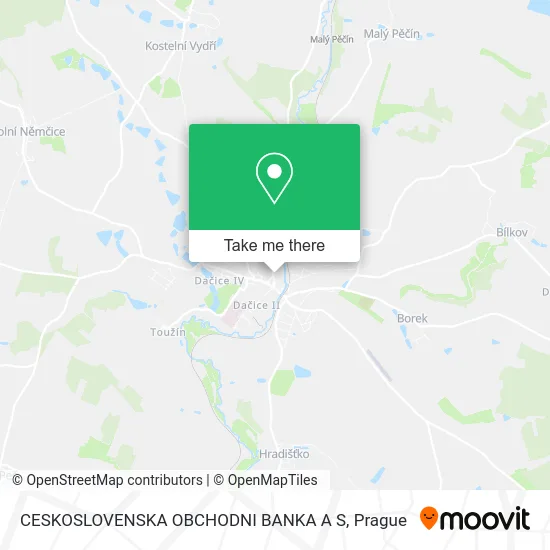 Карта CESKOSLOVENSKA OBCHODNI BANKA A S