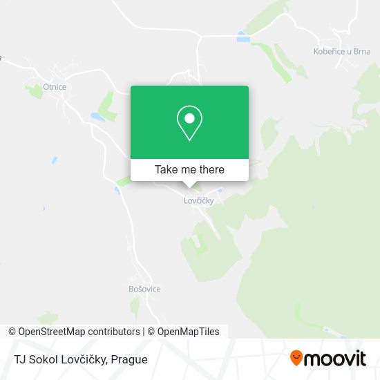 TJ Sokol Lovčičky map