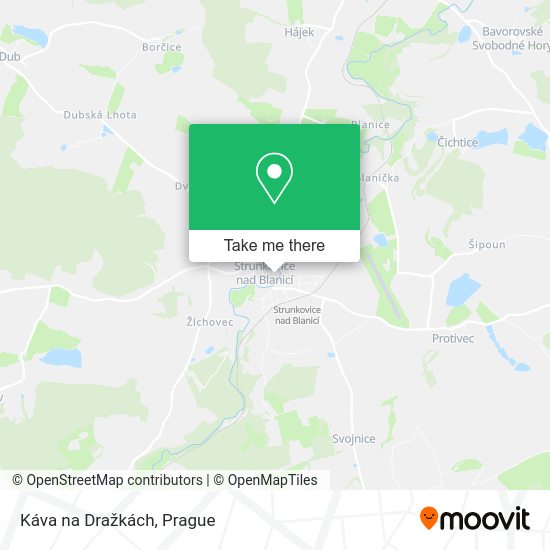 Káva na Dražkách map