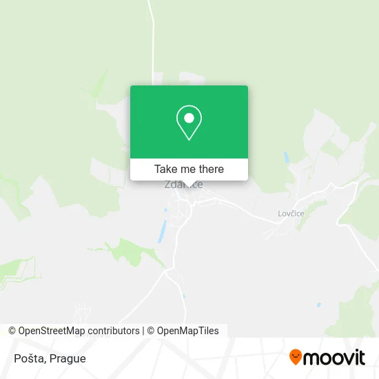 Карта Pošta