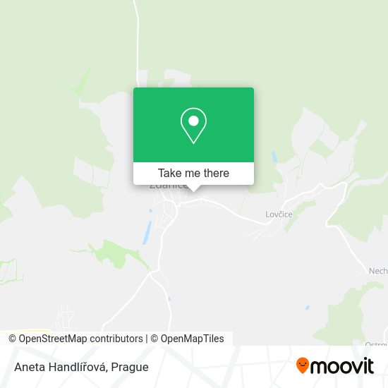Aneta Handlířová map