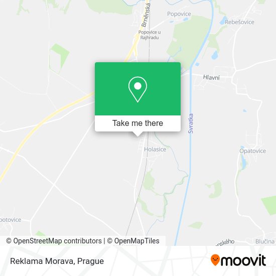 Карта Reklama Morava