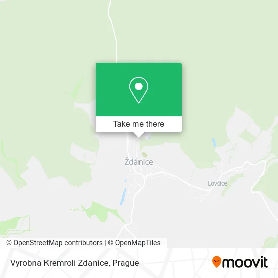 Карта Vyrobna Kremroli Zdanice