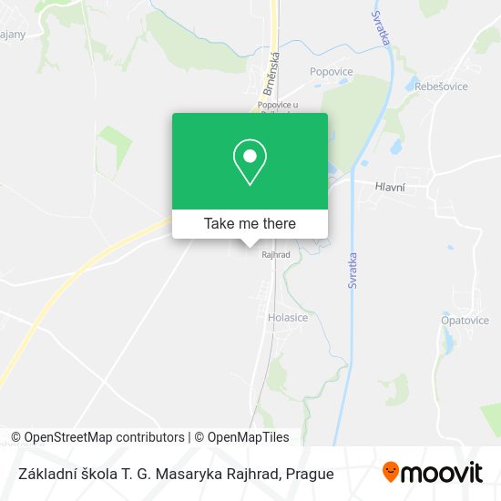 Základní škola T. G. Masaryka Rajhrad map