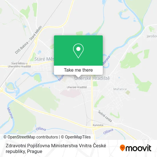 Карта Zdravotní Pojišťovna Ministerstva Vnitra České republiky