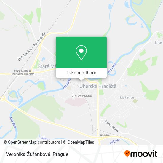 Veronika Žufánková map